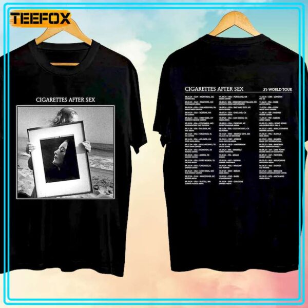 Cigarettes After Sex Xs World Tour 2024 T Shirt