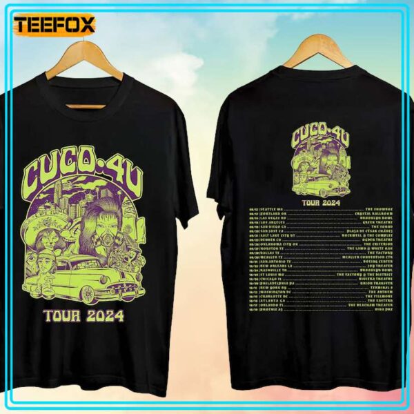 Cuco 4U US Tour 2024 Concert T Shirt