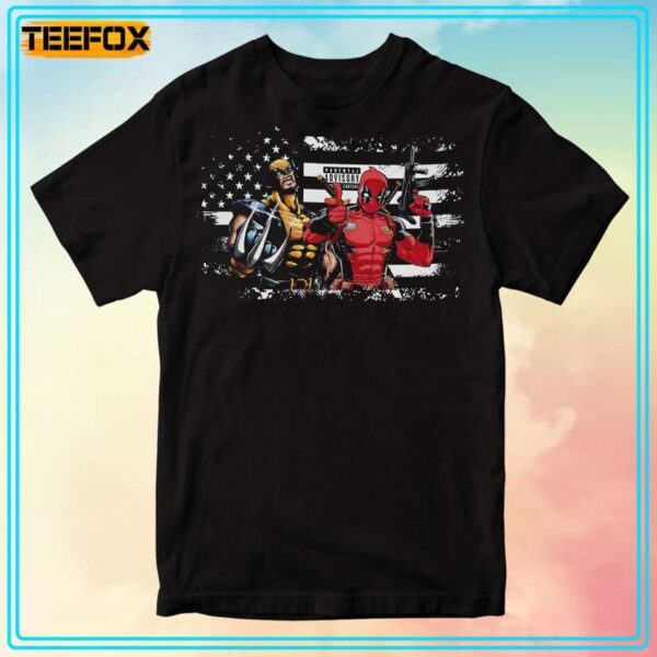 Deadpool And Wolverine Superhero T Shirt