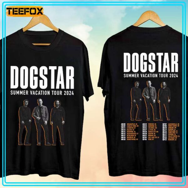 Dogstar Summer Vaction US Tour 2024 Concert T Shirt