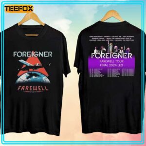 Foreigner Farewell Tour 2024 Unisex T Shirt