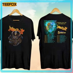 Judas Priest Invincible Shield Tour 2024 Music T Shirt