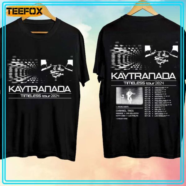 Kaytranada Timeless Tour 2024 Concert T Shirt