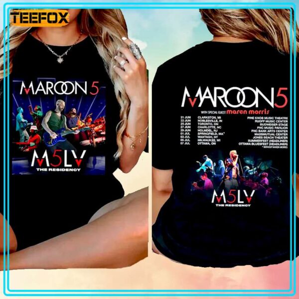 Maroon 5 M5Lv The Residency Unisex T Shirt