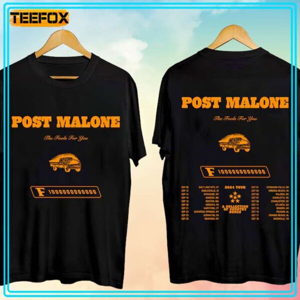 Post Malone The F 1 Trillion Tour 2024 Unisex T Shirt