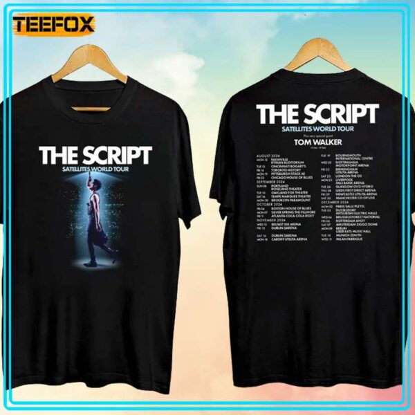 The Script Satellites World Tour 2024 Unisex T Shirt