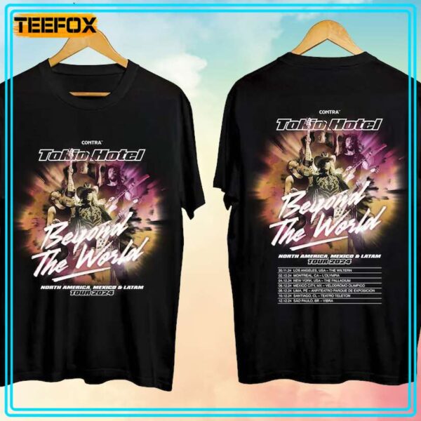 Tokio Hotel Beyond The World Tour 2024 Music T Shirt