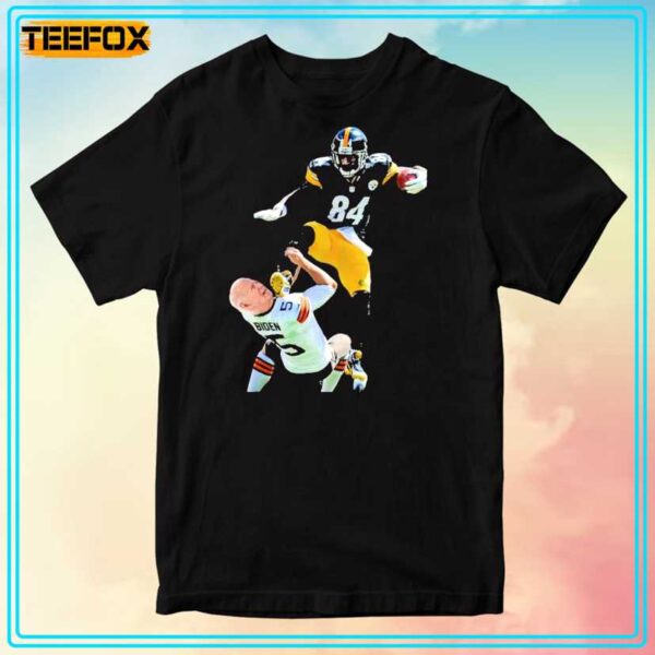 Antonio Brown Stomped On Biden Face T Shirt