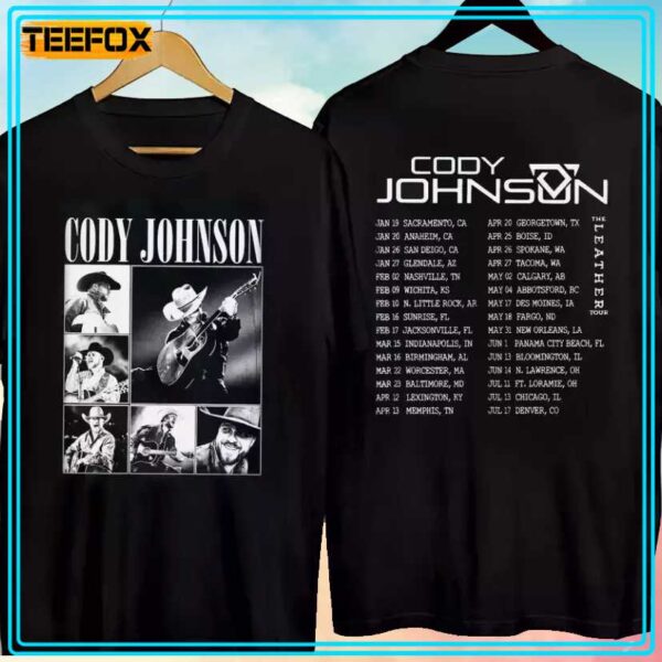 Cody Johnson Tour 2024 Concert T Shirt