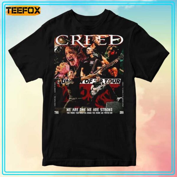 Creed Band Summer Of 99 Tour Music T Shirt