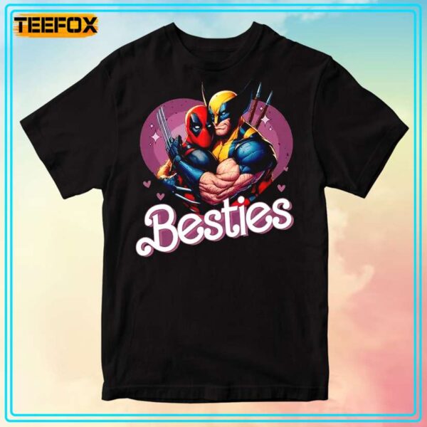 Deadpool Wolverine Besties Forever T Shirt