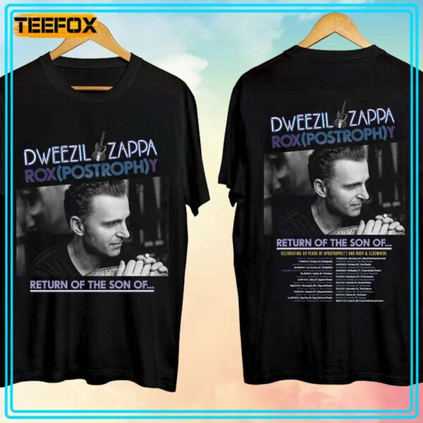 Dweezil Zappa Roxpostrophy Tour 2024 T Shirt