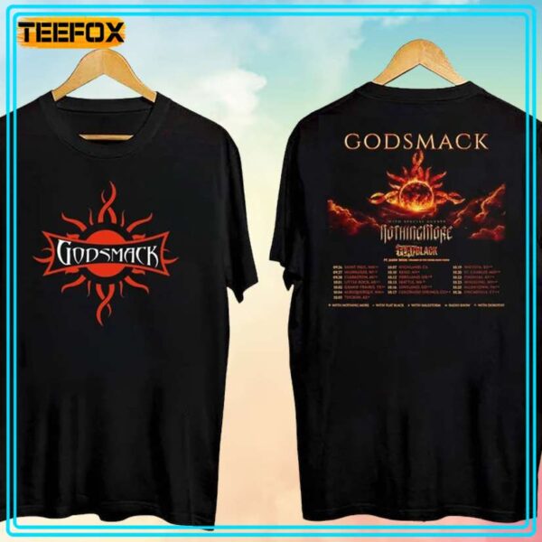 Godsmack Band Fall Tour 2024 Music Graphic T Shirt