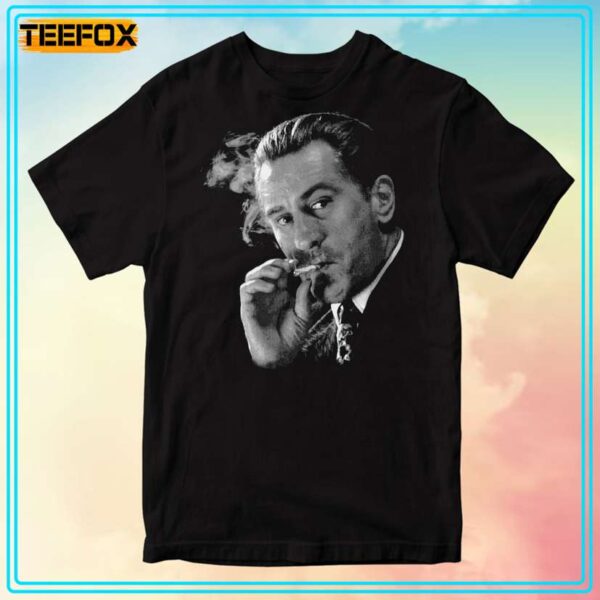 Goodfellas Jimmy Conway Robert De Niro Smoking T Shirt