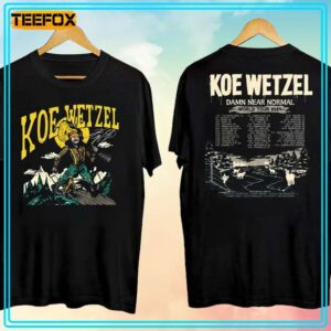 Koe Wetzel Damn Near Normal Tour 2024 Unisex T Shirt