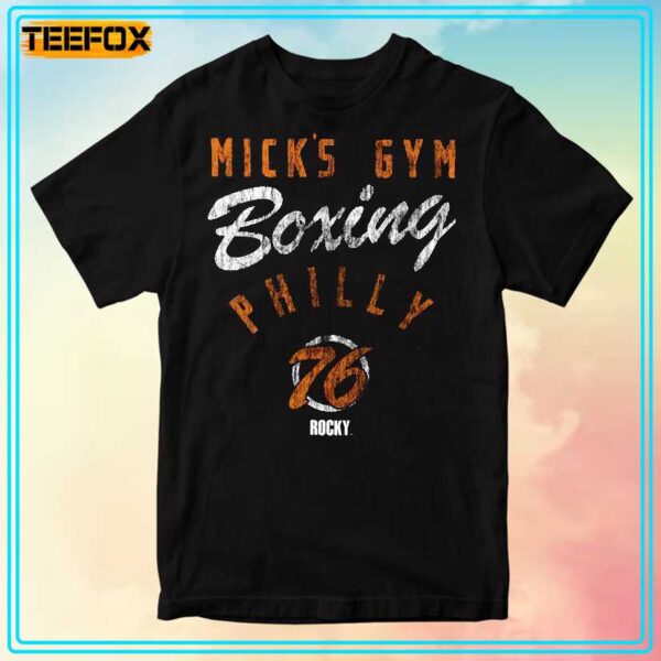 Micks Gym Boxing Philly 76 Rocky T Shirt