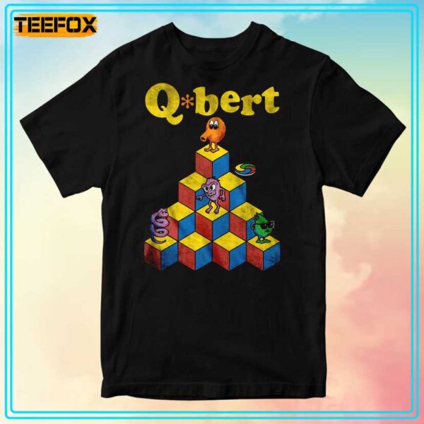 Pyramid Q Bert Unisex T Shirt