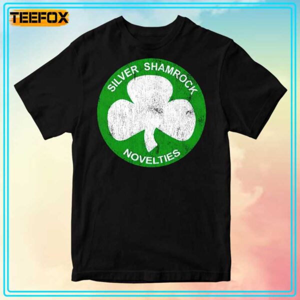 Silver Shamrock Logo Halloween III Unisex T Shirt