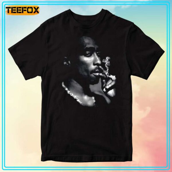 Tupac Shakur Smoking Unisex T Shirt