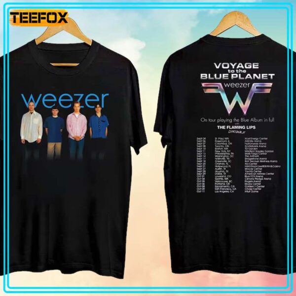 Weezer Band Fall Tour 2024 Unisex T Shirt