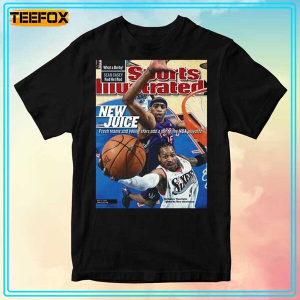 Allen Iverson Philadelphia 76ers NBA Sports Illustrated Cover Unisex T Shirt 1726303767