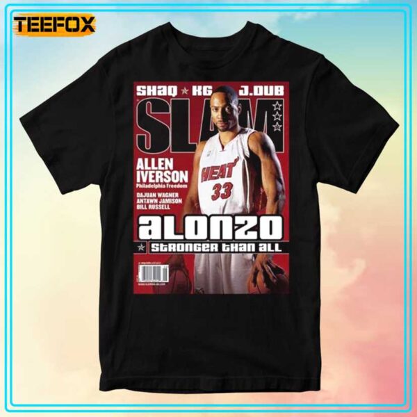 Alonzo Mourning NBA Slam Cover T Shirt