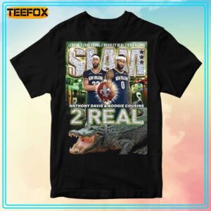 Anthony Davis DeMarcus Cousins New Orleans Pelicans NBA Slam Cover T Shirt