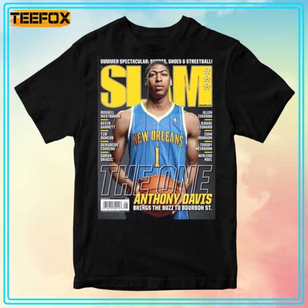 Anthony Davis New Orleans Hornets NBA Slam Cover T Shirt