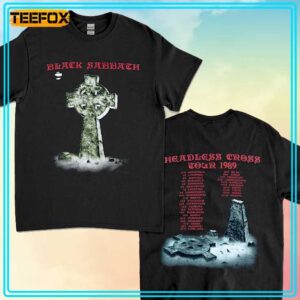 Black Sabbath Headless Cross TOur 1989 Retro T Shirt