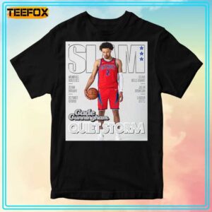 Cade Cunningham Detroit Pistons NBA Slam Cover T Shirt