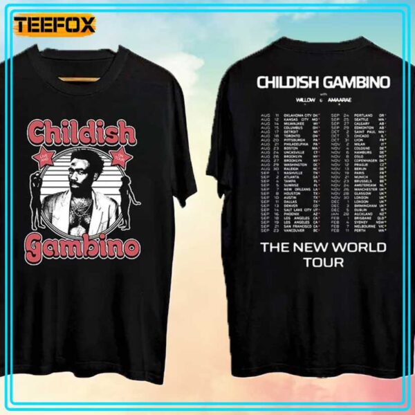 Childish Gambino The New World Concert 2024 Unisex T Shirt