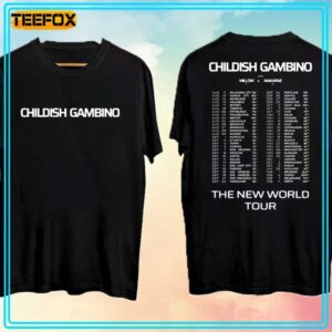 Childish Gambino The New World Tour 2024 T Shirt