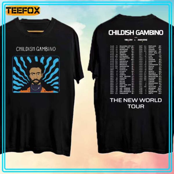 Childish Gambino The New World Tour 2024 Unisex T Shirt