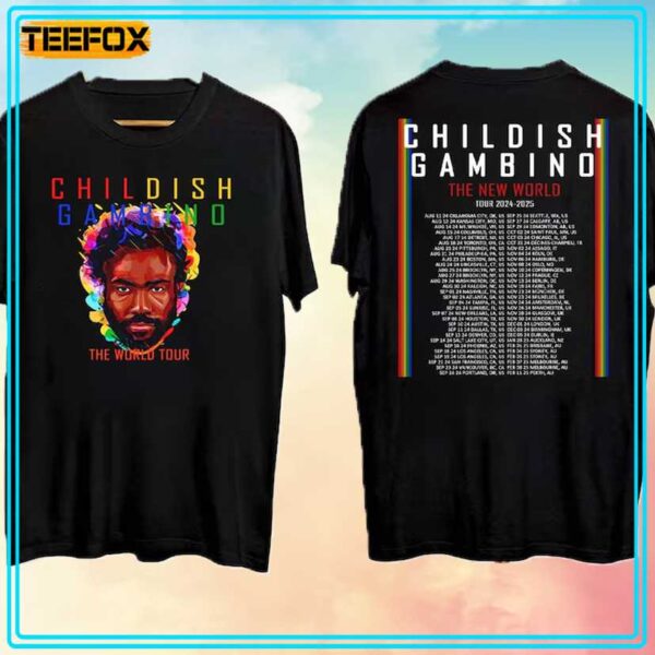 Childish Gambino World Tour 2024 2025 Unisex T Shirt