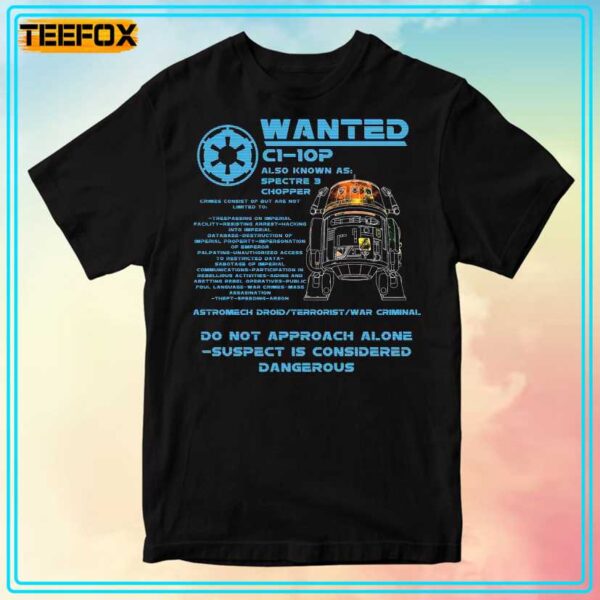 Chopper Wanted C1 10P T Shirt