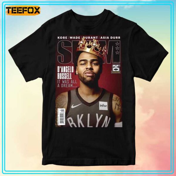 DAngelo Russell Brooklyn Nets NBA Slam Cover T Shirt