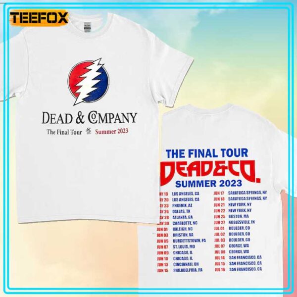 Dead And Company The Final 2023 Concert Tour T Shirt