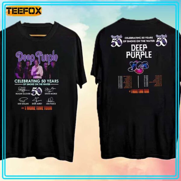 Deep Purple 50th Anniversary 1 More Time Tour T Shirt