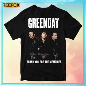Green Day Band Signatures Unisex T Shirt