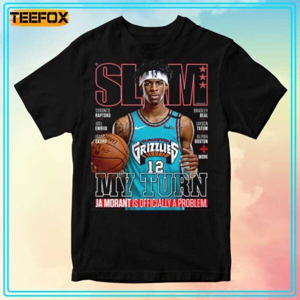 Ja Morant Memphis Grizzlies Slam Cover T Shirt