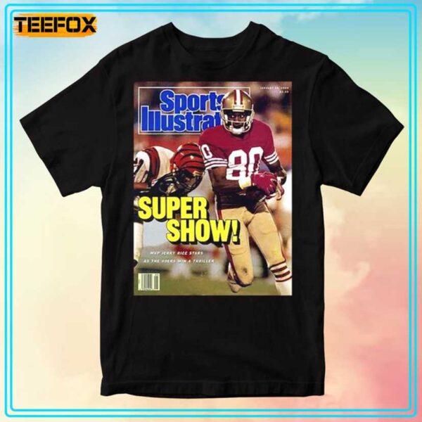 Jerry Rice NFL Sports Illustrated T Shirt