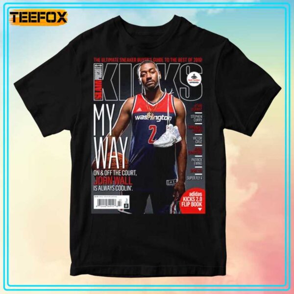 John Wall Washington Wizards NBA Slam Kicks Cover T Shirt