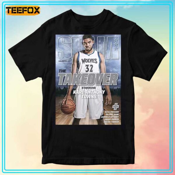 Karl Anthony Towns KAT Minnesota Timberwolves Slam Cover Unisex T Shirt