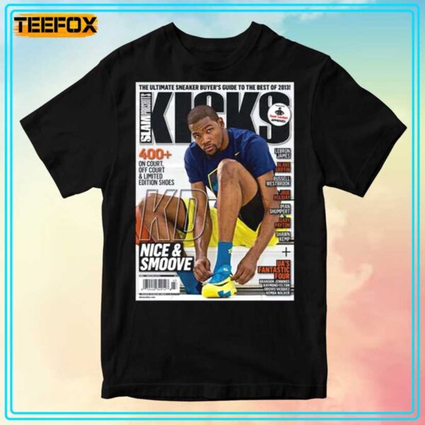 Kevin Durant NBA Slam Kicks Cover Tee Shirt