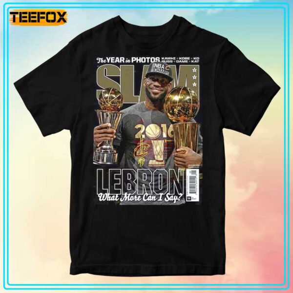 LeBron James Cleveland Cavaliers Slam Cover T Shirt