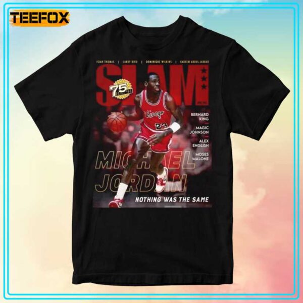 Michael Jordan Chicago Bulls NBA Slam Cover T Shirt