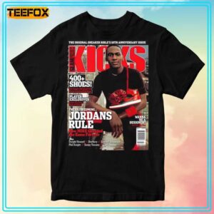 Michael Jordan Chicago Bulls NBA Slam Kicks Cover T Shirt