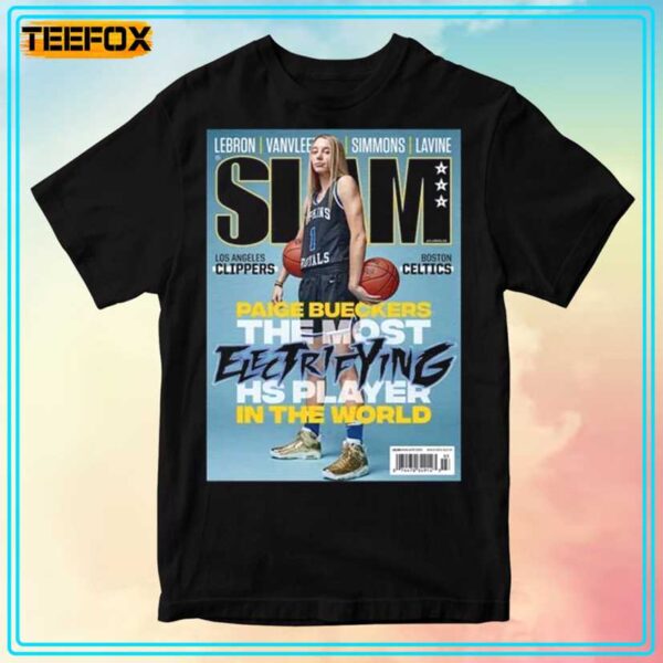 Paige Bueckers WNBA Slam Cover T Shirt