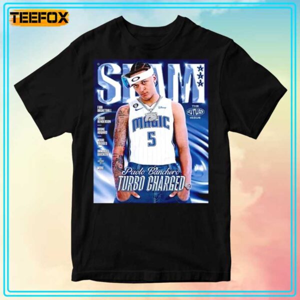 Paolo Banchero Orlando Magic NBA Slam Cover T Shirt