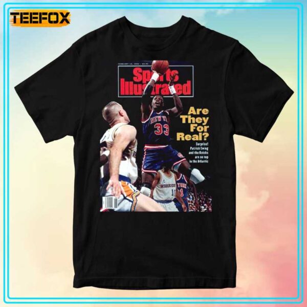 Patrick Ewing New York Knicks NBA Sports Illustrated Cover T Shirt 1726303775